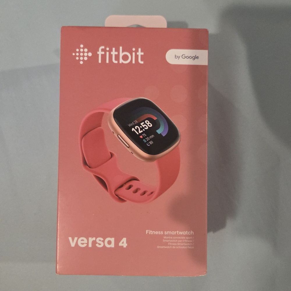 Fitbit Versa 4 Smartwatch - Coral